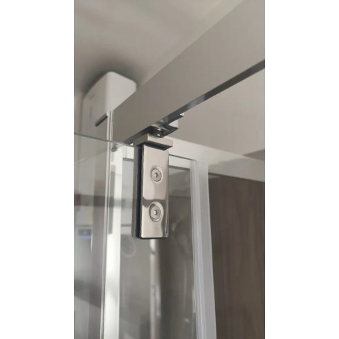 Box Doccia 3 Lati 6 mm Anta Battente Saloon 60 70 80 90 100 110 120 130 140 cm
