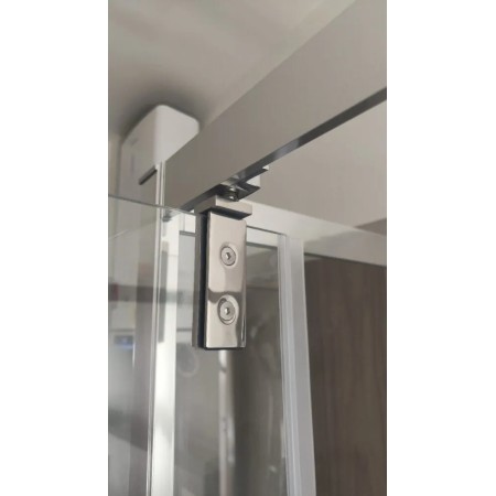 Box Doccia 3 Lati 6 mm Anta Battente Saloon 60 70 80 90 100 110 120 130 140 cm