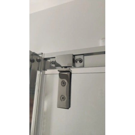 Box Doccia 3 Lati 6 mm Anta Battente Saloon 60 70 80 90 100 110 120 130 140 cm