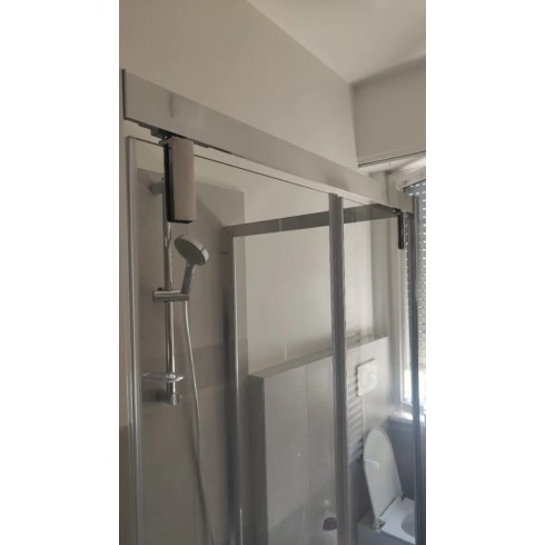 Box Doccia 3 Lati 6 mm Anta Battente Saloon 60 70 80 90 100 110 120 130 140 cm