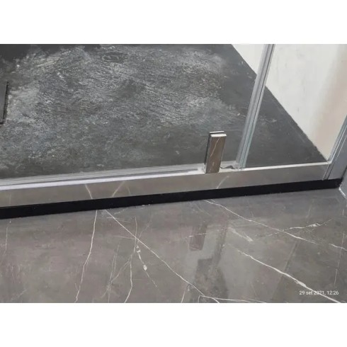 Box Doccia 3 Lati 6 mm Anta Battente Saloon 60 70 80 90 100 110 120 130 140 cm
