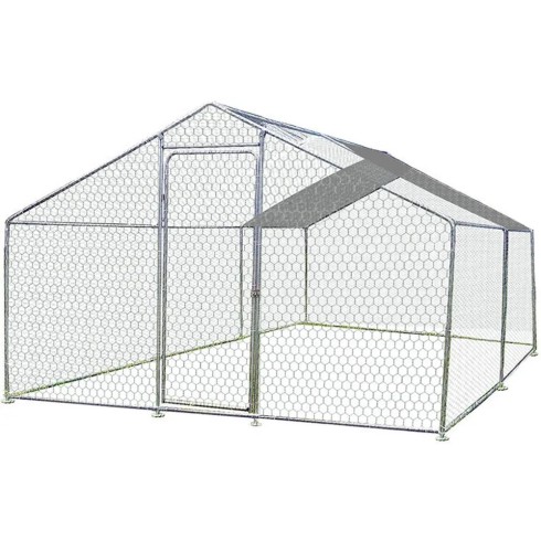 Recinto in Rete in acciaio 300x400 cm per 7-9 animali Pollaio