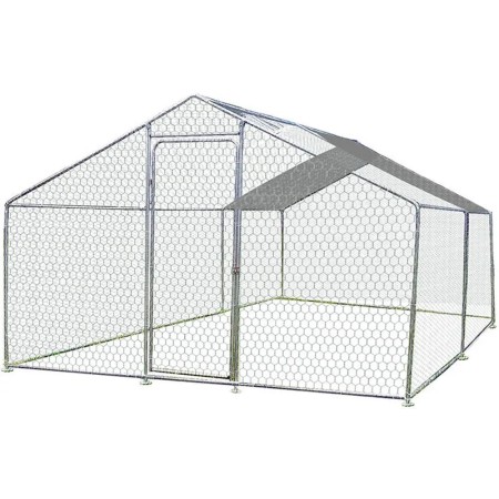 Recinto in Rete in acciaio 300x400 cm per 7-9 animali Pollaio
