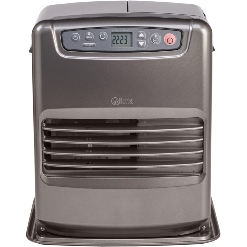 Stufa a Combustibile Liquido Elettrica 3 Kw Serbatoio 5lt Grigio
