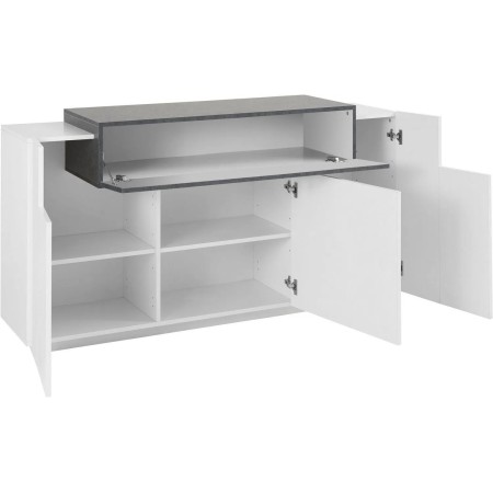 Madia 3 Ante Bianco laccato ludico 165x45x85 cm
