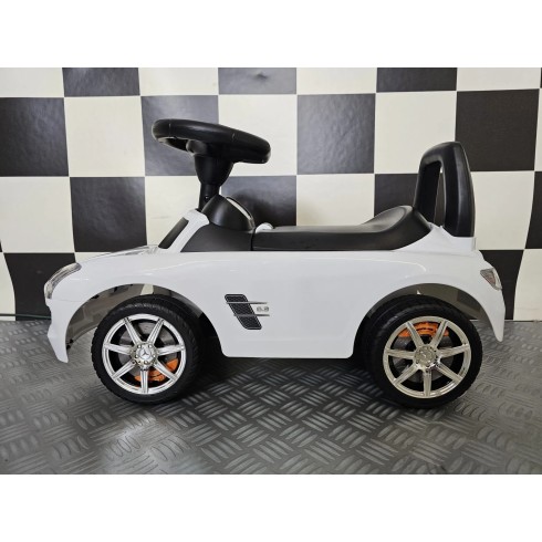 Auto Mercedes SLS Bianca Cavalcabile per Bambini