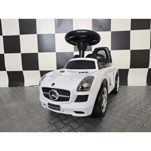 Auto Mercedes SLS Bianca Cavalcabile per Bambini