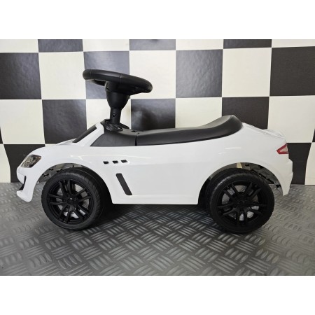 Auto Maserati Gran Cabrio Bianca Cavalcabile a Spinta per Bambini