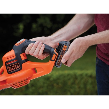 Soffiatore a Batteria Ricaricabile Litio 18V Tubo Black & Decker Foglie Giardino