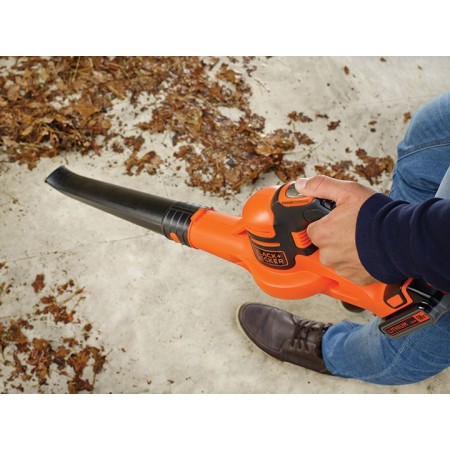 Soffiatore a Batteria Ricaricabile Litio 18V Tubo Black & Decker Foglie Giardino