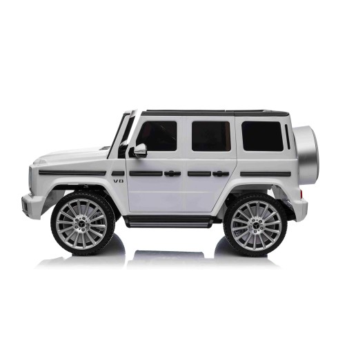Mercedes Benz G500 Bianca 12V Macchina Elettrica per Bambini