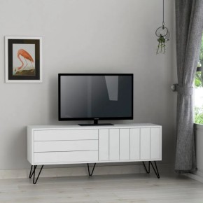 Mobile Porta Tv per Soggiorno 2 Ante Bianco 139x36x57 cm 2