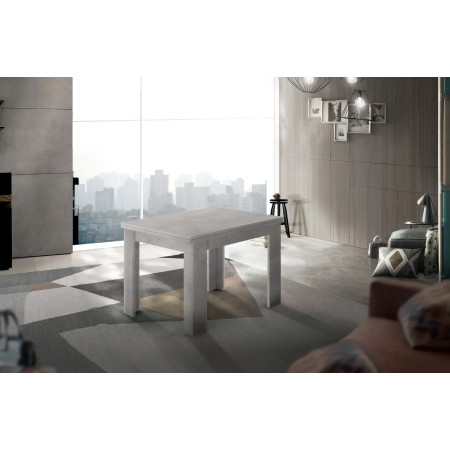 Tavolo Allungabile da 90 cm a 180 cm Apertura a Libro Grigio