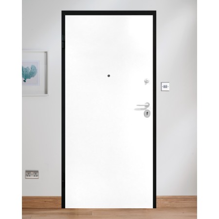 Porta Blindata da Esterno Classe 3 o Classe 4 con Rivestimento Grigio