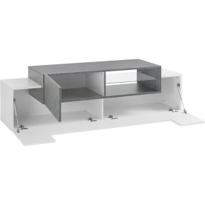 Mobile Porta TV Bianco Ardesia 160 cm Madia Bassa per Soggiorno 2