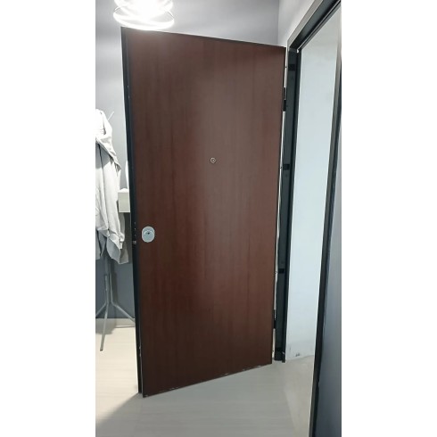 Portone Blindato per Interno Classe 3 Porta Blindata Ingresso Noce Portoncino