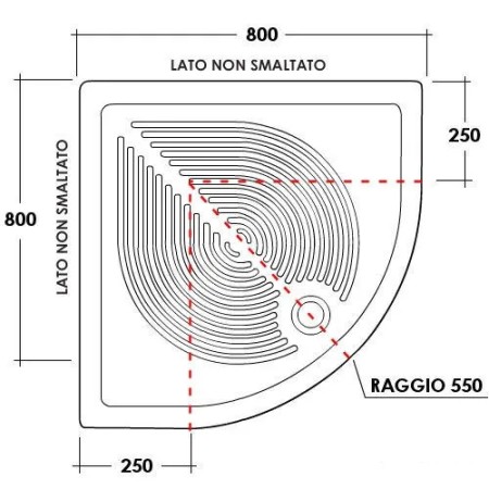 Box Doccia Cristallo 70x90 80x80 90x90 Semicircolare 6 mm | BricoShop24