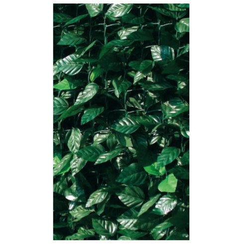 Rotolo Arella Siepe Sintetica Finta 1x20 Foglie Lauro per Recinzione Artificiale | BricoShop24