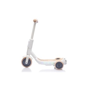 Monopattino Elettrico per Bambini Beige Deluxe con Protezioni 2