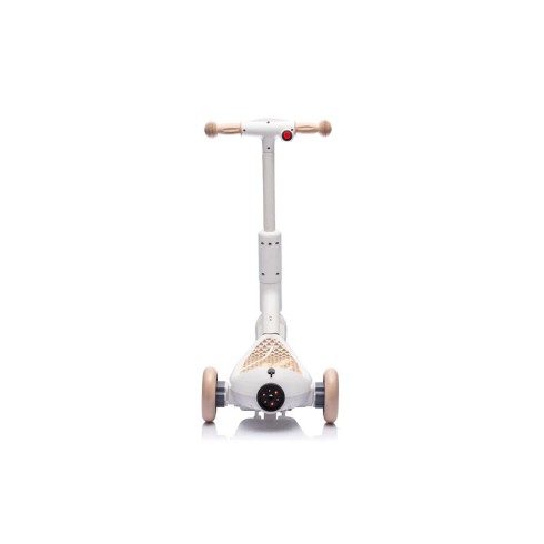 Monopattino Elettrico per Bambini Beige Deluxe con Protezioni
