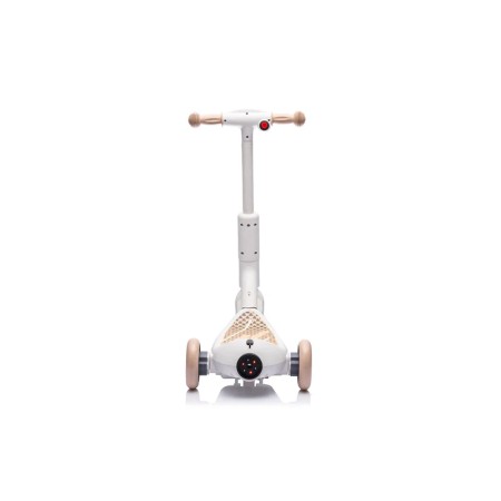 Monopattino Elettrico per Bambini Beige Deluxe con Protezioni