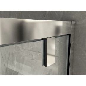 Box Doccia Angolare 1 Anta Fissa Anta Battente 2 Lati Opaco Vetro 6mm Cristallo 2