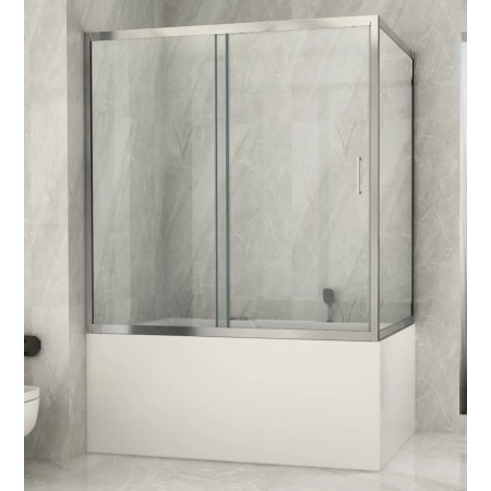 Parete Sopravasca Scorrevole in Cristallo 6 mm Box Vasca | BricoShop24