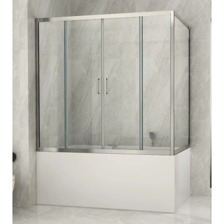 Parete Sopravasca Scorrevole in Cristallo 6 mm Box Vasca | BricoShop24