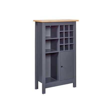 Cantinetta Helina Antracite in rovere artigianale 76,8x33x124,4 cm