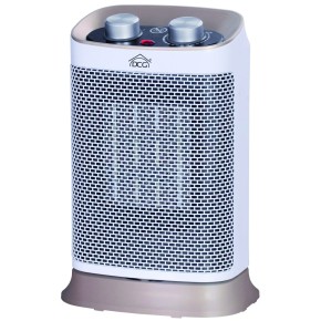 Termoventilatore Ceramico Oscillante 1500W Bianco Stufetta