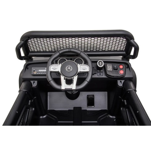 Macchina Elettrica per Bambini Mercedes Unimog Fuori Strada Nero