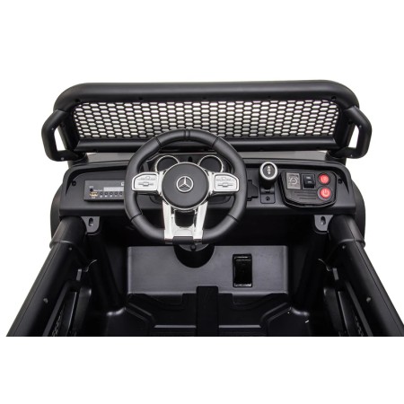 Macchina Elettrica per Bambini Mercedes Unimog Fuori Strada Bianco