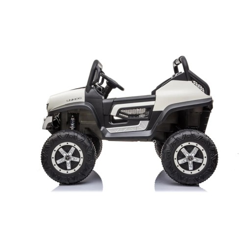 Macchina Elettrica per Bambini Mercedes Unimog Fuori Strada Bianco