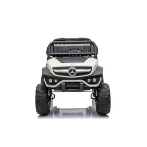 Macchina Elettrica per Bambini Mercedes Unimog Fuori Strada Bianco 2
