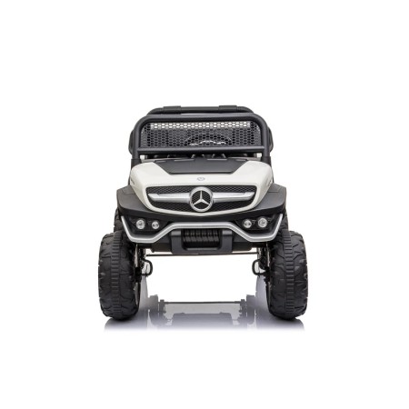 Macchina Elettrica per Bambini Mercedes Unimog Fuori Strada Bianco
