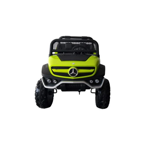 Macchina Elettrica per Bambini Mercedes Unimog Fuori Strada Verde