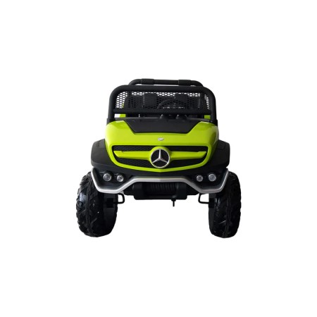 Macchina Elettrica per Bambini Mercedes Unimog Fuori Strada Verde