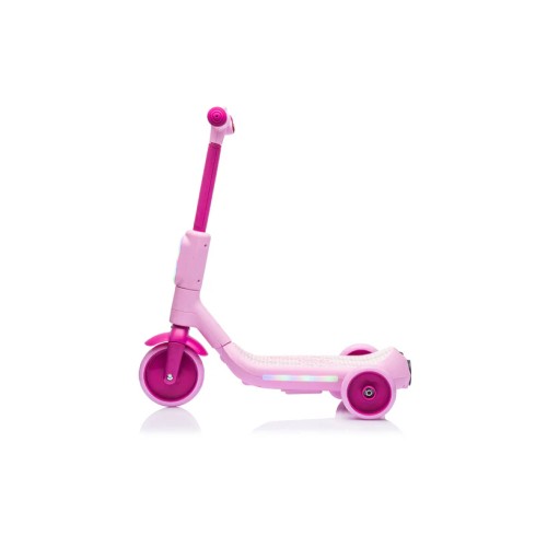 Monopattino Elettrico per Bambini Rosa Deluxe con Protezioni
