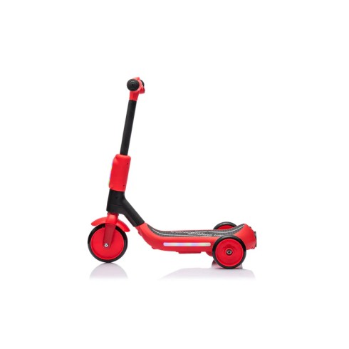 Monopattino Elettrico per Bambini Rosso Deluxe con Protezioni