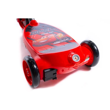 Monopattino Elettrico Cars con Bolle Sapone Scooter a Spinta 3 Ruote per Bambini