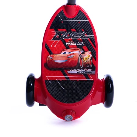 Monopattino Elettrico Cars con Bolle Sapone Scooter a Spinta 3 Ruote per Bambini
