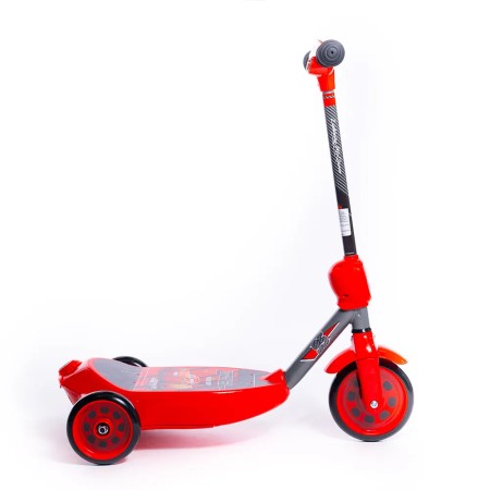 Monopattino Elettrico Cars con Bolle Sapone Scooter a Spinta 3 Ruote per Bambini