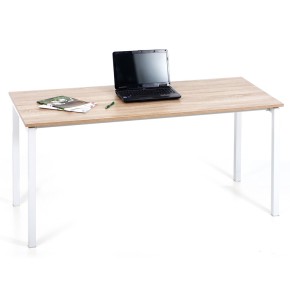 Scrivania Grande Tavolo Rovere 160 per Ufficio Cameretta in Ferro Legno Bambini