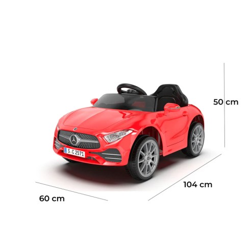 Macchina Elettrica per Bambini 12V Mercedes CLS Small Rosso