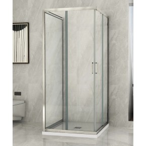 Box Doccia tre 3 Lati 6 mm 2 Scorrevoli Trasparente Anta fissa 70x 80 90 100 120 | BricoShop24 2