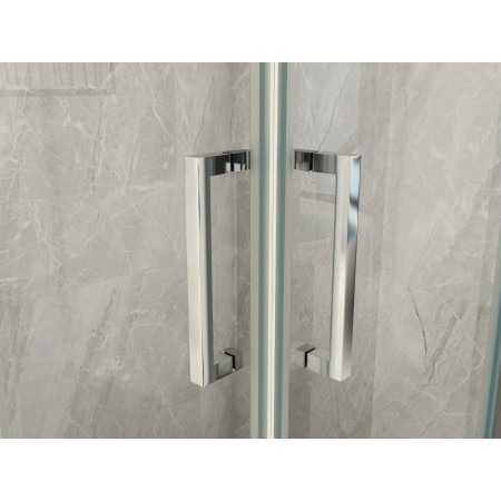 Box Doccia 3 Lati 6 mm Opaco Scorrevoli Angolare 1 Anta fissa 70 x 80 90 100 120 | BricoShop24