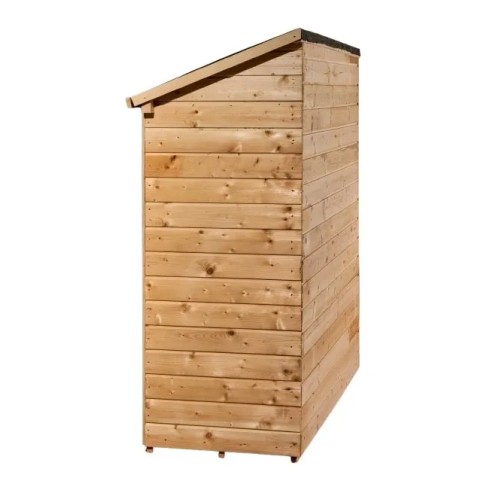 Casetta Armadio in Legno per Attrezzi Giardino Addossata | BricoShop24