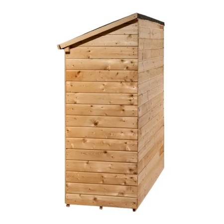 Casetta Armadio in Legno per Attrezzi Giardino Addossata | BricoShop24