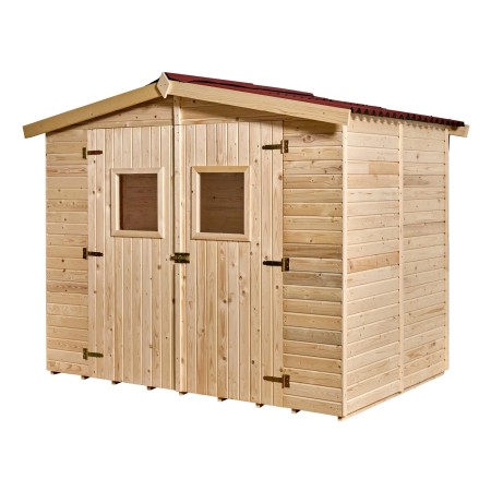 Casetta 2.4x1.6 in Legno Pannelli 16 mm con Pavimento | BricoShop24