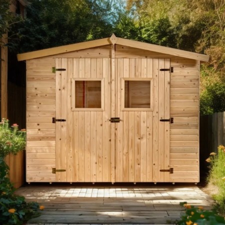 Casetta 2.4x1.6 in Legno Pannelli 16 mm con Pavimento | BricoShop24